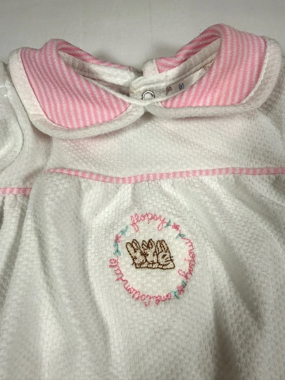 VINTAGE PETER‎ RABBIT 1998 Friends Baby Footed Sleep And Play Medium Cottagecore